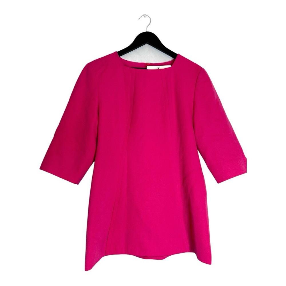 Carven Paris Pink Structured Shift Dress Tunic Runway Luxury Size FR 42 (US 10)
